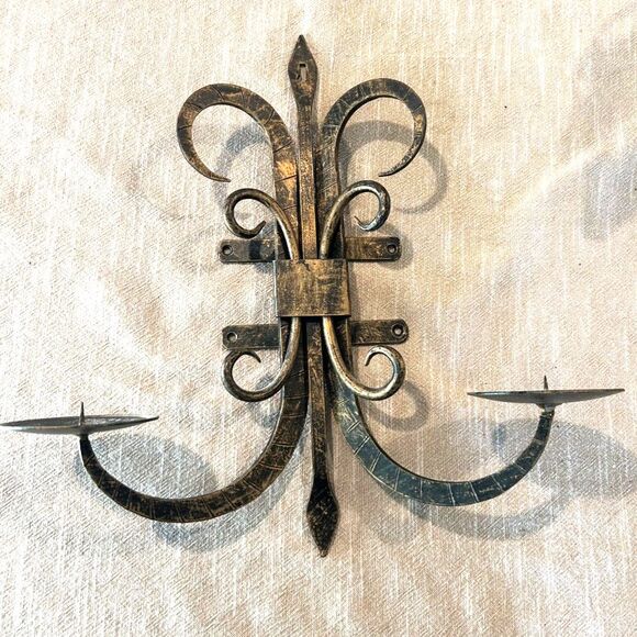Metal Candle Holder/Wall Sconce - Picture 2 of 2